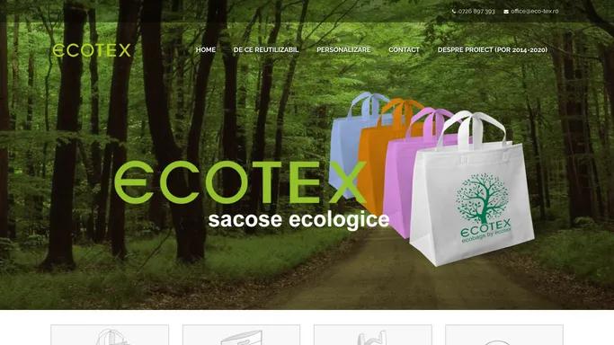 ECOTEX - Sacose ecologice