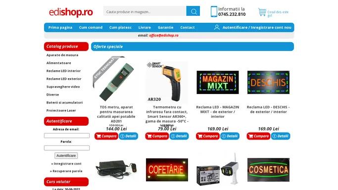 Edishop.ro - Magazin online cu produse electronice, electrice