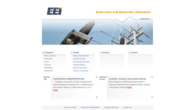 Echipamente, instalatii si retele electrice: EEI group