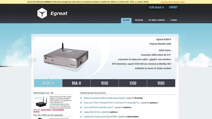 Egreat .ro - Media playere - Site oficial Egreat