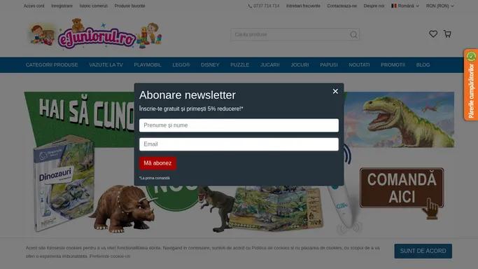eJuniorul.ro - Magazin jucarii, jocuri si accesorii copii