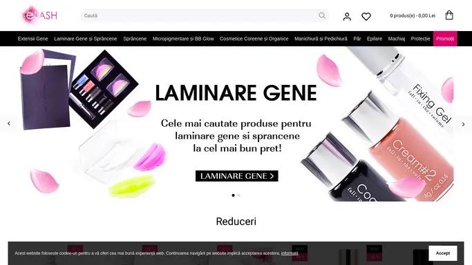 ELASH.RO | Produse Cosmetice Profesionale Extensii Gene Fir cu Fir Laminare Gene Sprancene