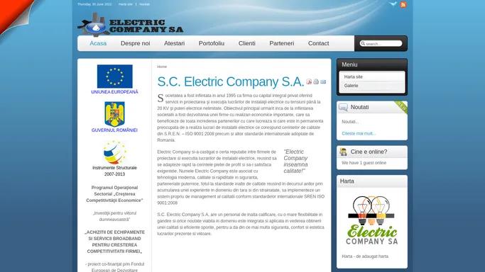 Electric - S.C. Electric Company S.A.