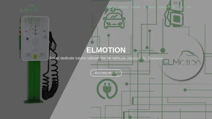ELMOTION - Solutii dedicate tuturor utilizatorilor de vehicule electrice din Romania