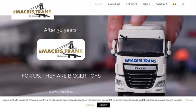 EMACRIS TRANS – transport – service – magazin piese – ITP – spalatorie