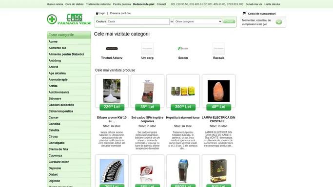 Produse naturiste, tratamente naturiste, remedii naturiste, Emagfarmaciaverde magazin online - EmagFarmaciaVerde
