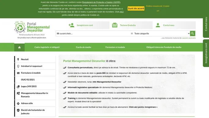 Portal Managementul Deseurilor
