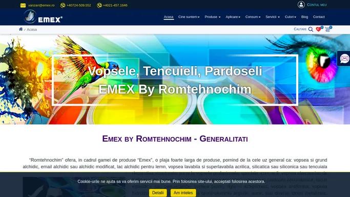 Vopsea tencuiala pardoseala | Emex by Romtehnochim