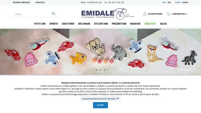 Mercerie Emidale - Accesorii Croitorie Online - Emidale.ro