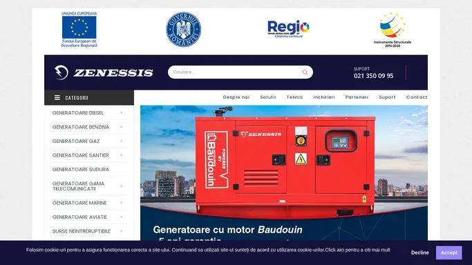 Producator generatoare de curent ZENESSIS⚡ | Endress Group Romania