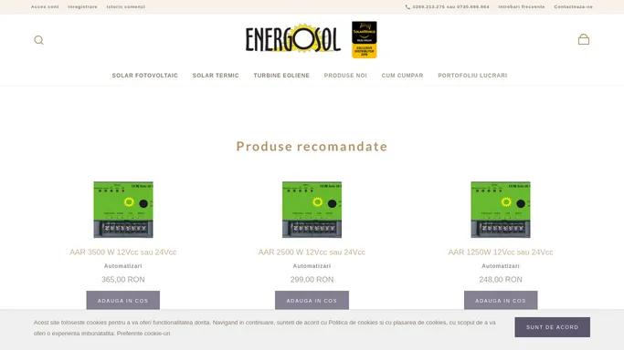 EnergoSol - Distribuitor SolarWorld in Romania - Energie regenerabila - Solutii & sisteme la cheie