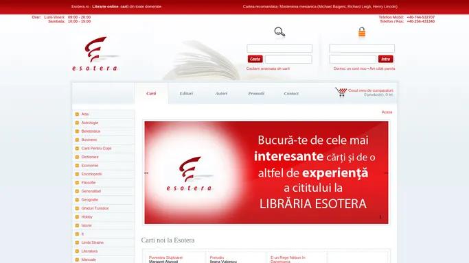 Esotera Librarie Online | Librarie Timisoara