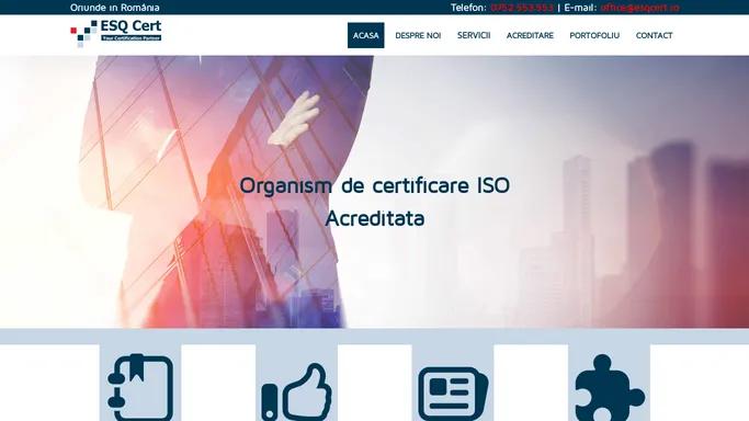 Organism de Certificare ISO