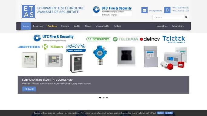 ETAS - Echipamente si tehnologii avansate de securitate