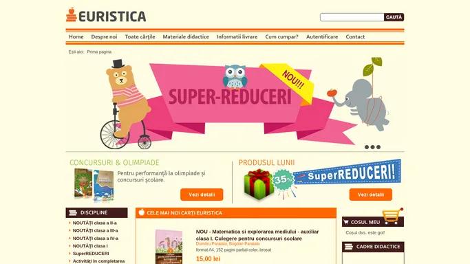 Editura Euristica - librarie online - carte scolara, manuale scolare, riglete, auxiliare scolare