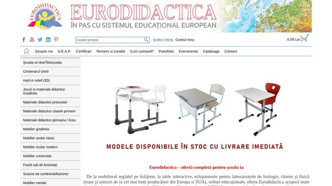Materiale didactice, Harti, Mobilier scolar, Table interactive,Table scolare, Laboratoare
