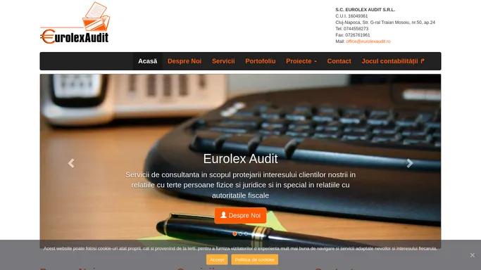 Eurolex Audit Contabilitate Cluj - Acasa