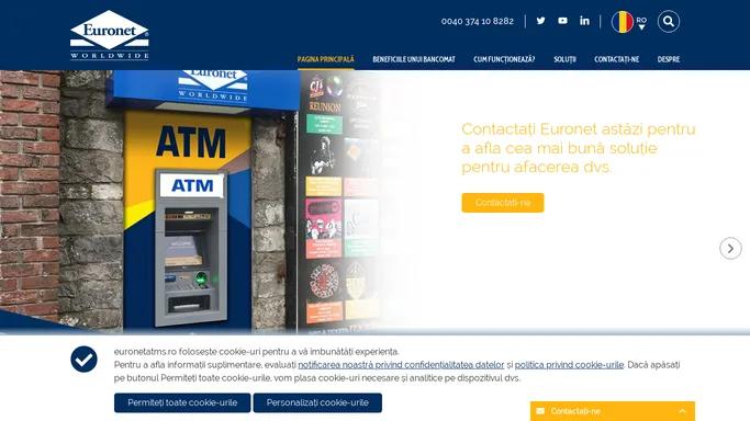 Bancomat Euronet Pagina Principala - Euronet Furnizor de bancomate
