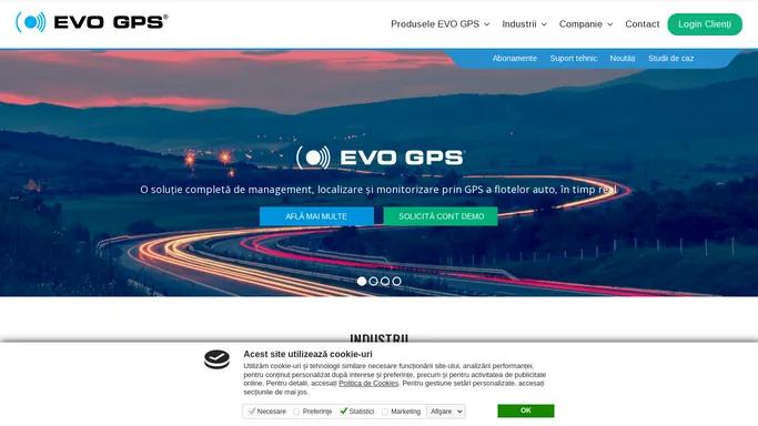 EVO GPS - Monitorizare GPS, Monitorizare flota auto prin GPS