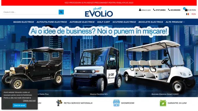 Evolio - Brand romanesc pentru vehicule electrice
