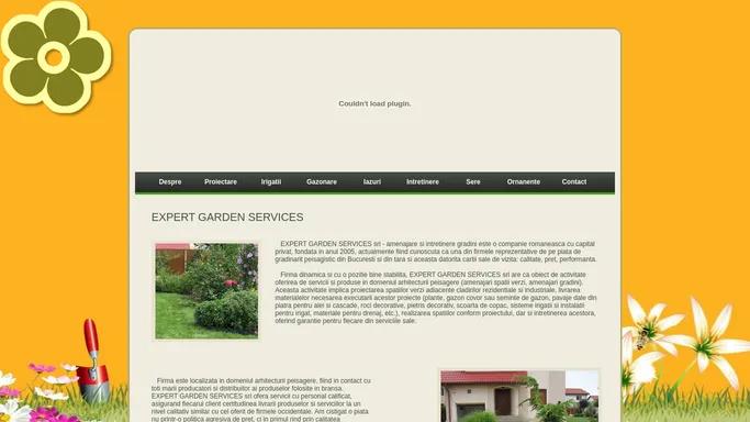 Expert Garden Services srl- amenajare si intretinere gradini