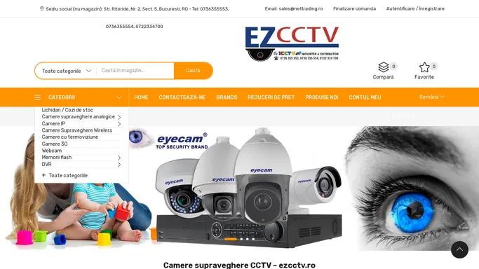 EZCCTV - Supraveghere video, camere supraveghere, sisteme CCTV