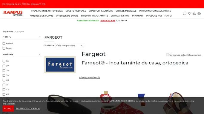 Fargeot & Cie - incaltaminte de casa, premium, fabricata in Franta