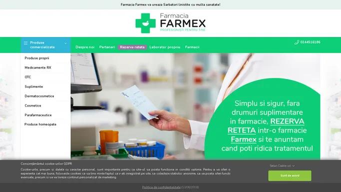 Farmacia-Farmex.ro - O echipa de profesionisti pentru tine!
