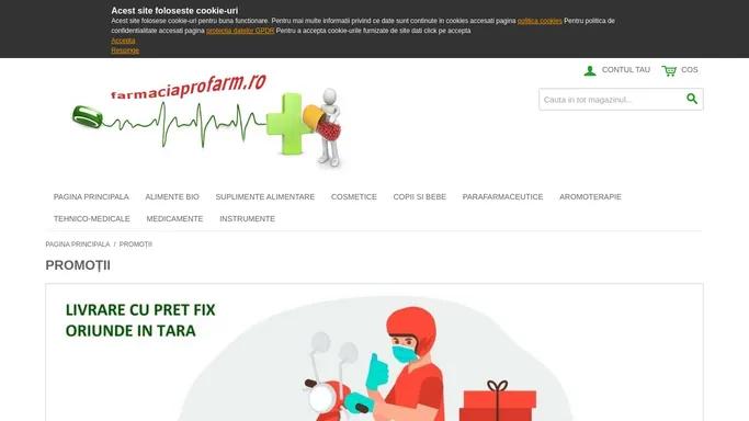 Farmacie online - PROMOTII - Farmacia Profarm