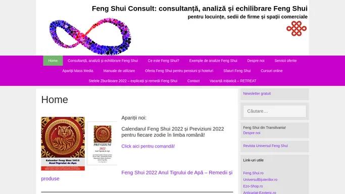 Home - Consultanta, analiza si echilibrare Feng Shui