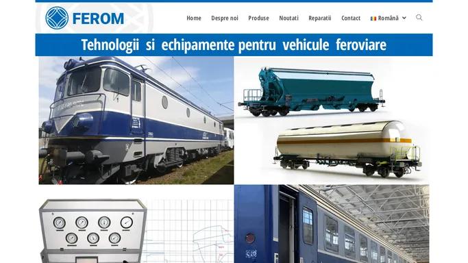 Ferom – Tehnologii si echipamente de franare pentru vehicule feroviare