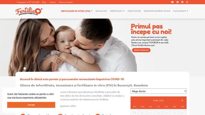 Fertilia - Clinica de infertilitate, inseminare si fertilizare in vitro (FIV) in Bucuresti, Romania