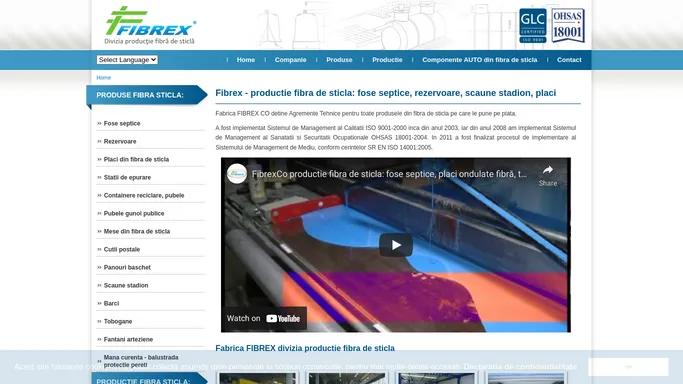 FIBREX - productie fibra de sticla