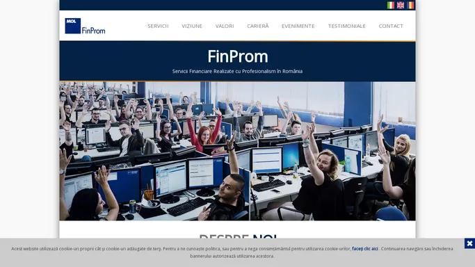 FinProm: servicii de outsourcing pentru banci si institutii financiare | FinProm.ro