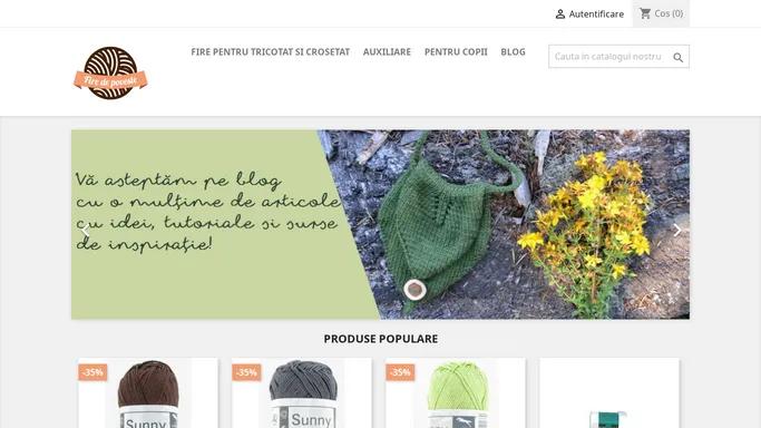 Materiale creative,fire si accesorii pentru tricotat - magazin Firedepoveste.ro