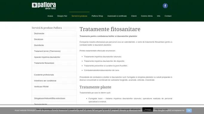 Tratamente fitosanitare - Fitosanitare - Paflora