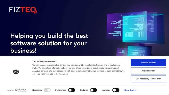 FizteQ - Helping you build the best software solution for your business!