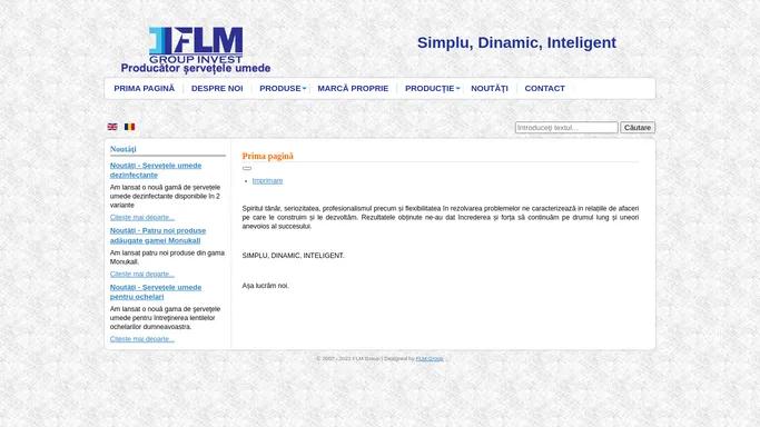 Servetele Umede | FLM Group - Prima pagina