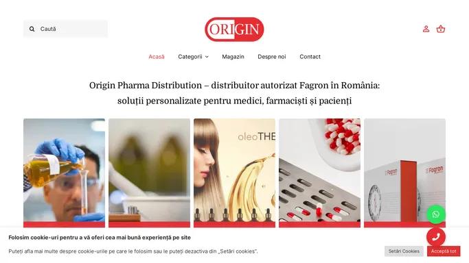 Origin Pharma - Distribuitor de baze si materii prime farmaceutice