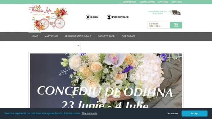 Floraria LOIS Ploiesti : florarie online in Ploiesti : buchete si aranjamente deosebite cu livrare in Ploiesti