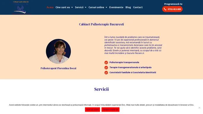 Cabinet Psihoterapie Bucuresti ❤️ Psiholog Florentina Bocai