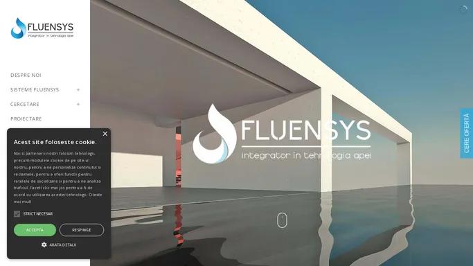 Fluensys | Integrator in tehnologia apei