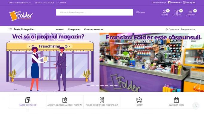 FOLDER.ro | Magazin online de Papetarie si Birotica