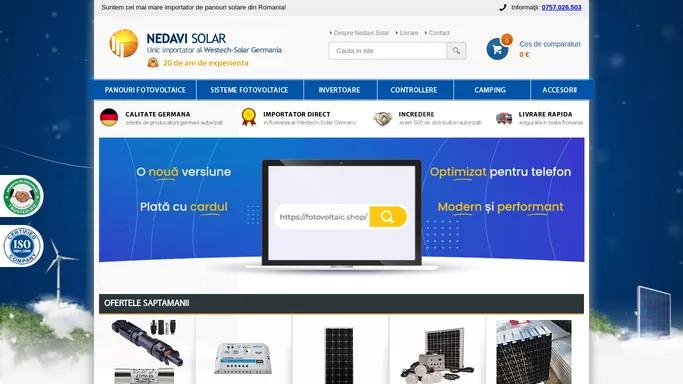 Magazin online panouri fotovoltaice si panouri solare