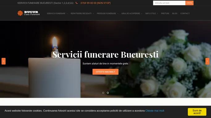 Servicii funerare Bucuresti NON STOP | Pompe funebre ieftine
