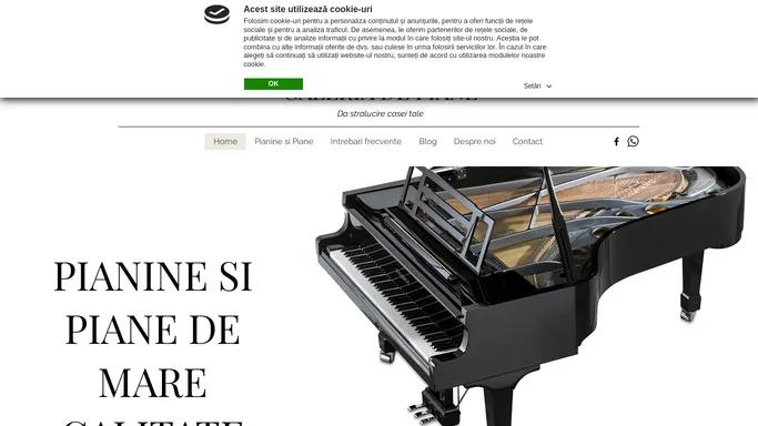 Galeria De Piane | Pianine si Piane de vanzare
