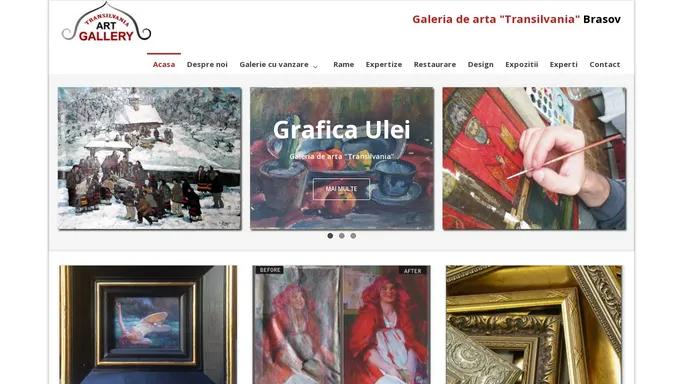 Galeria de Arta TRANSILVANIA- Piata Sfatului 7, lucrari de arta, antichitati, restaurare conservare, inramari, expertize si autentificari