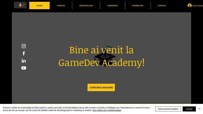 Cursuri de game development | GameDev Academy | Bucuresti