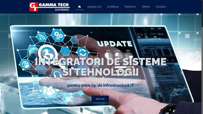 Gamma Tech – Solutii IT – Oferim o gama variata de produse si solutii IT, customizabile pe client