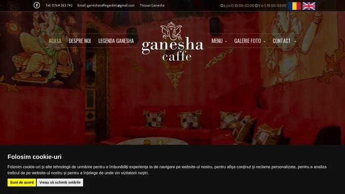Ganesha Caffe: local cu narghilea Bucuresti - cafenea & ceainarie